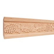 Decorative hand carved molding