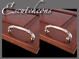 Resize from 3 inch pulls to 96mm with escutcheons