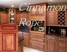 Glazed Cinnamon Rope RTA Kitchen Cabinets