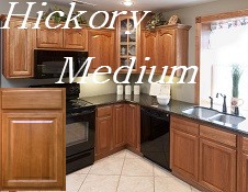 Hickory Medium RTA Kitchen Cabinets