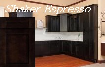 Shaker Espresso RTA Kitchen Cabinets