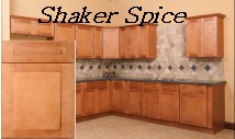 Shaker Spice RTA Kitchen Cabinets