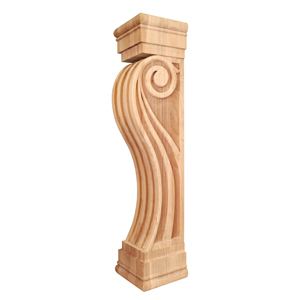 Fireplace Mantel Corbels - Large Cherry Fireplace Corbel